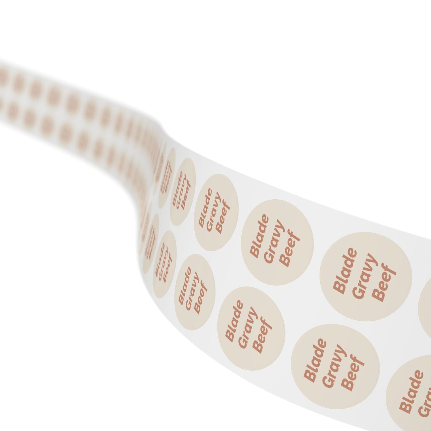Terracotta Dawn freezer labels – premium kitchen organisation stickers with packed and use-by dates