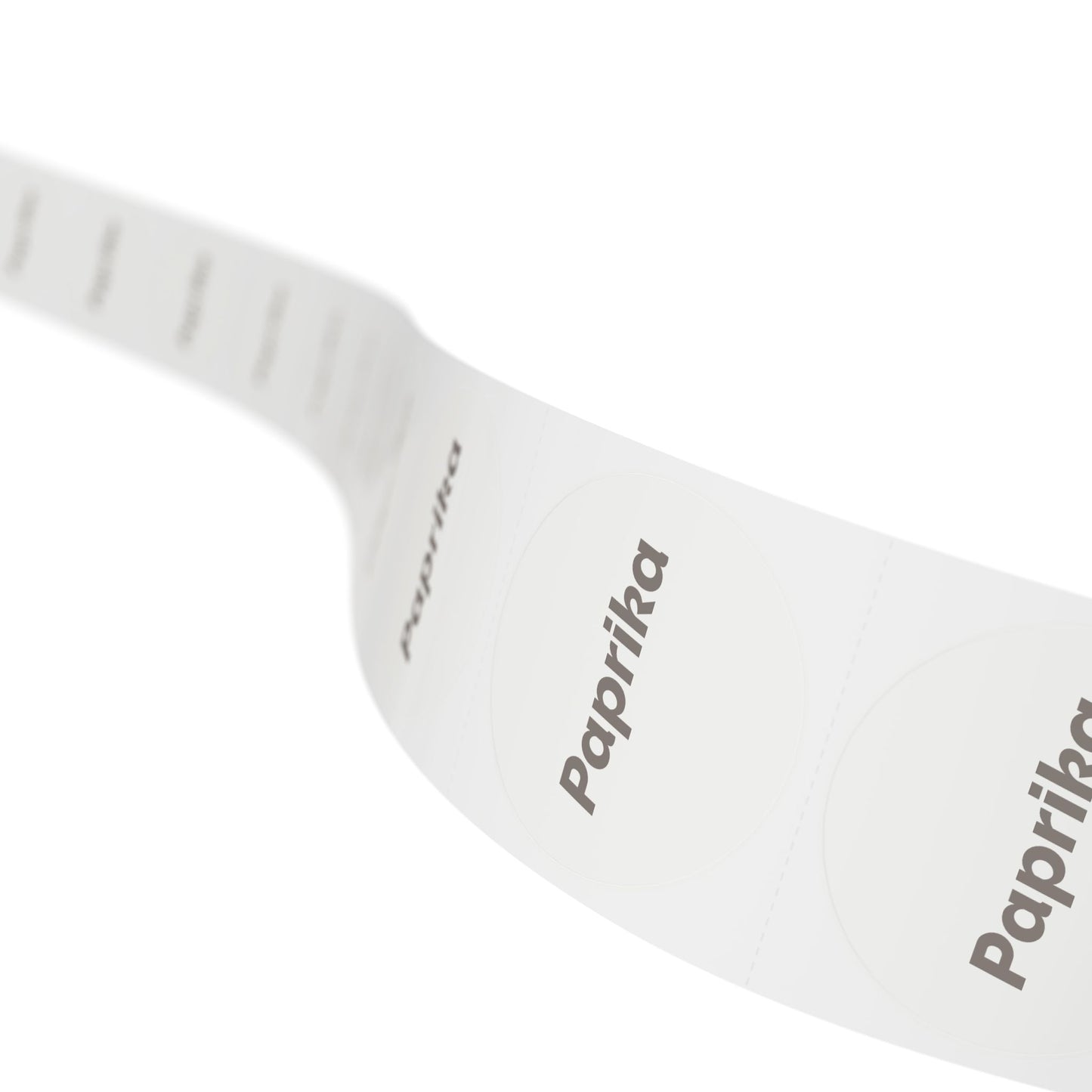 🧊 Paprika 🧊 Herbs and Spices - Round Sticker Label Rolls