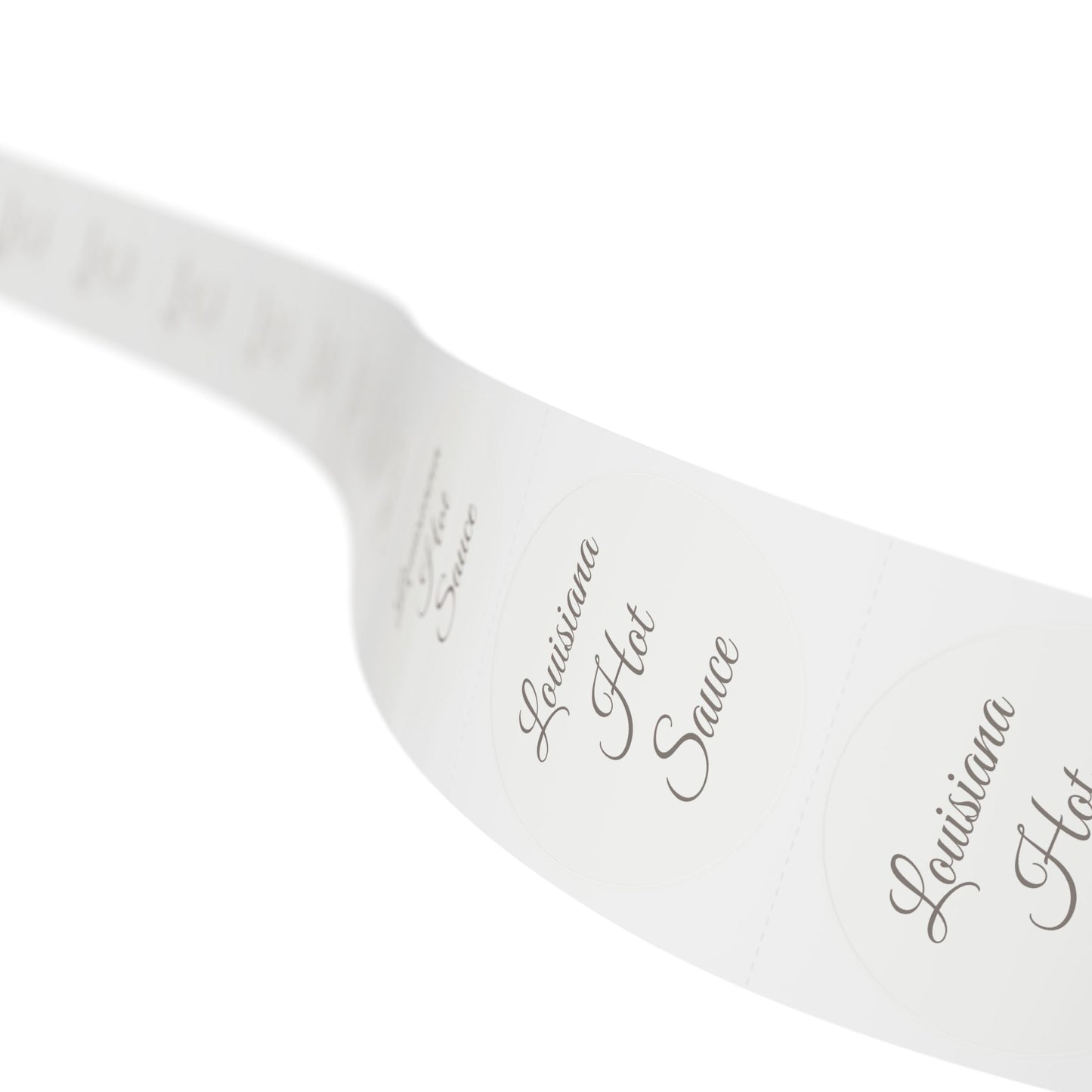 π§ Louisiana Hot Sauce π§ Round Sticker Label Rolls