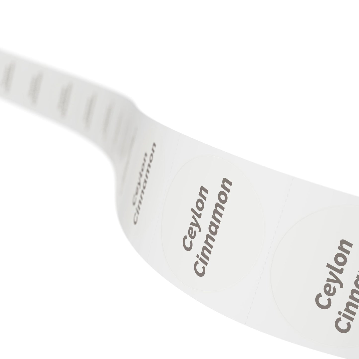🧊 Ceylon Cinnamon 🧊 Herbs and Spices - Round Sticker Label Rolls