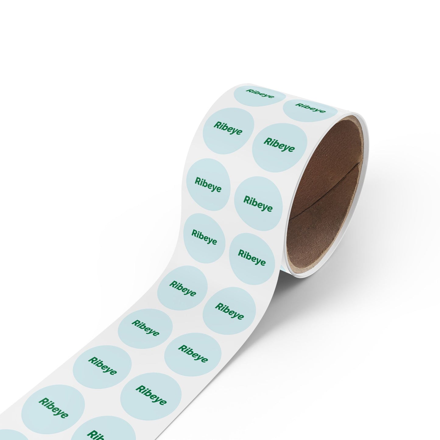 Round Sticker Label Rolls - π§ Ribeye β Small Circular Labels