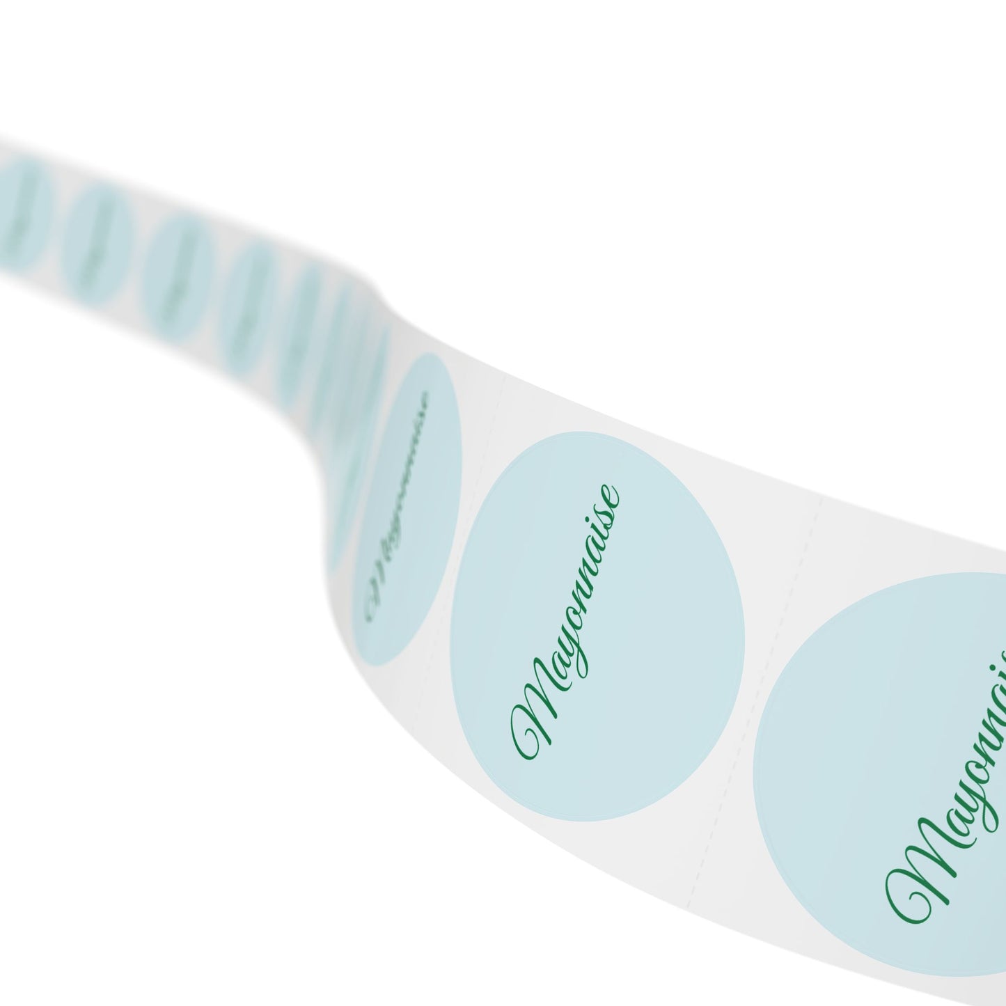 π§ Mayonnaise π§ Round Sticker Label Rolls