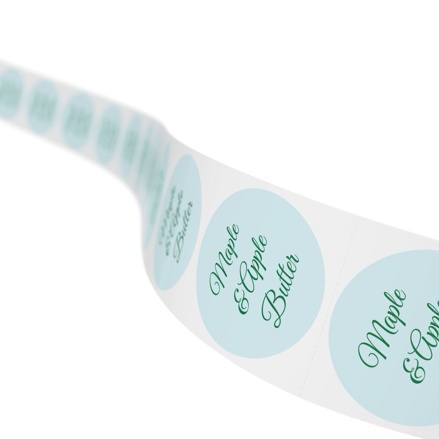 π§ Maple & Apple Butter π§ Round Sticker Label Rolls