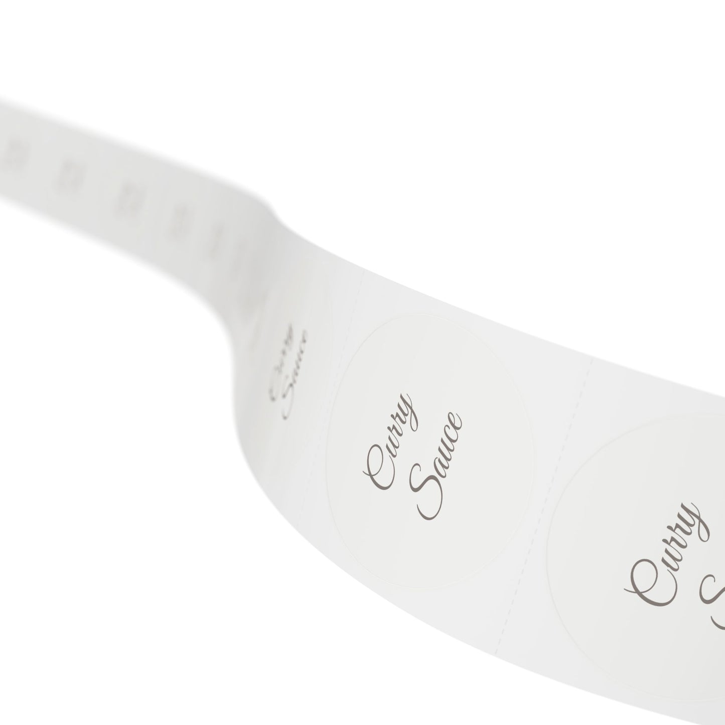 π§ Curry Sauce π§ Round Sticker Label Rolls