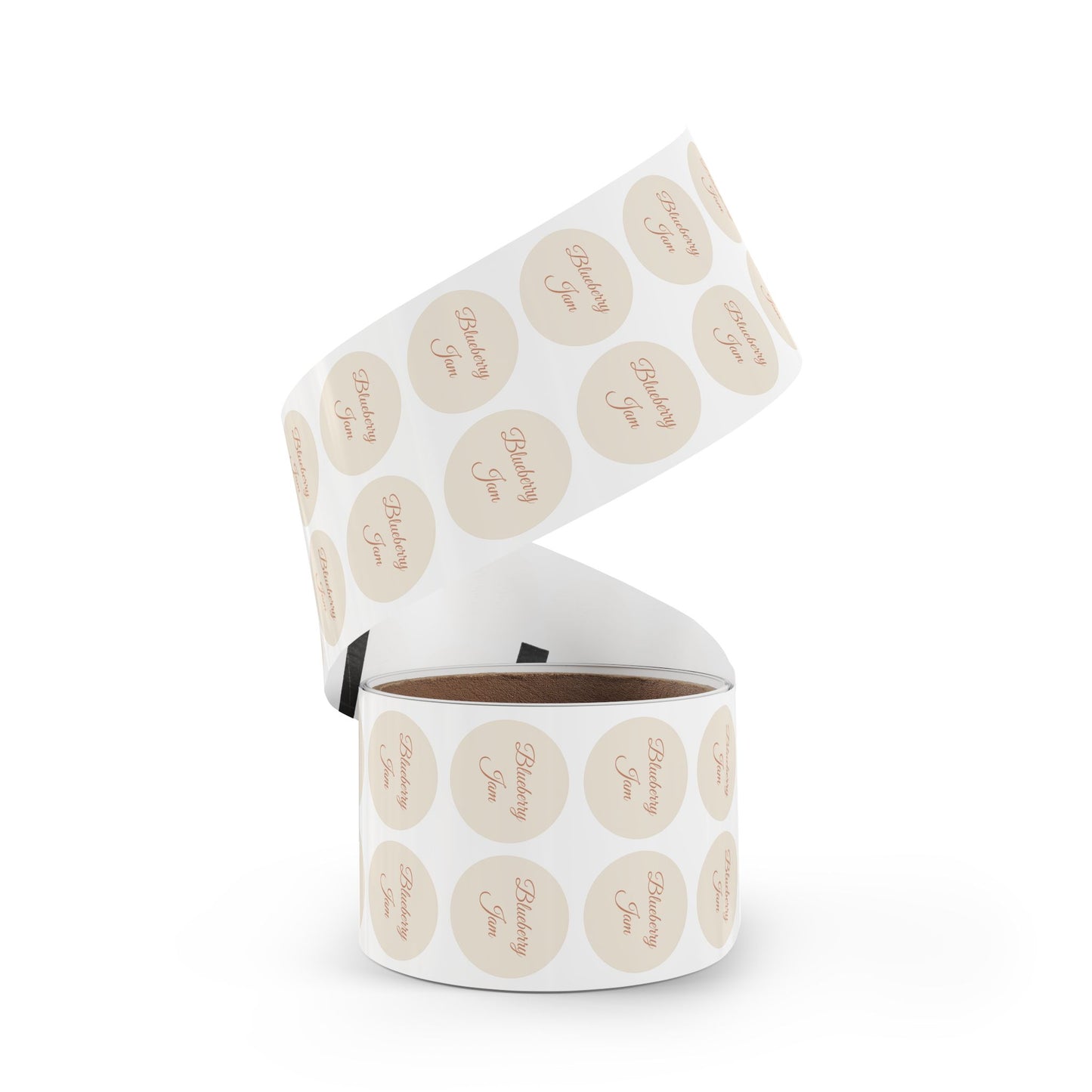π§ Blueberry Jam π§ Round Sticker Label Rolls
