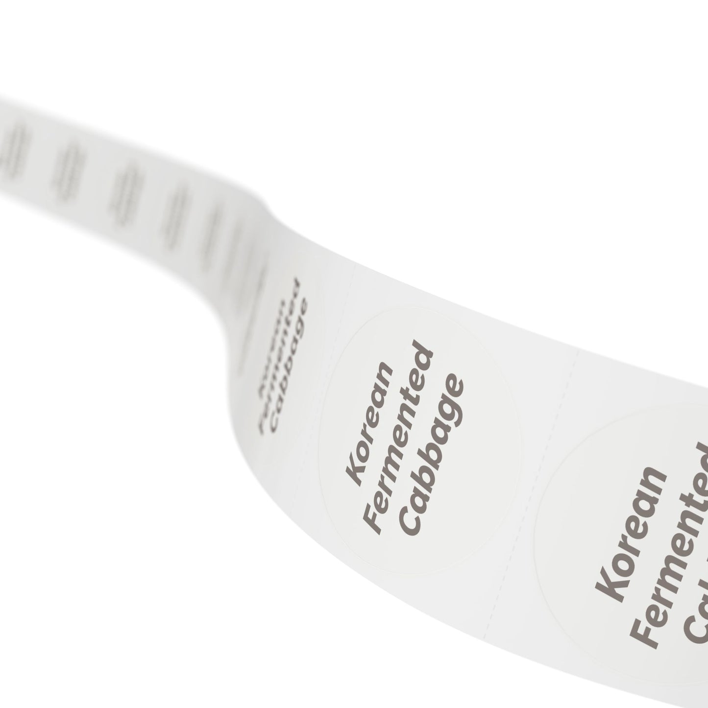 🧊 Korean Fermented Cabbage 🧊 All Things Pickled - Round Sticker Label Rolls