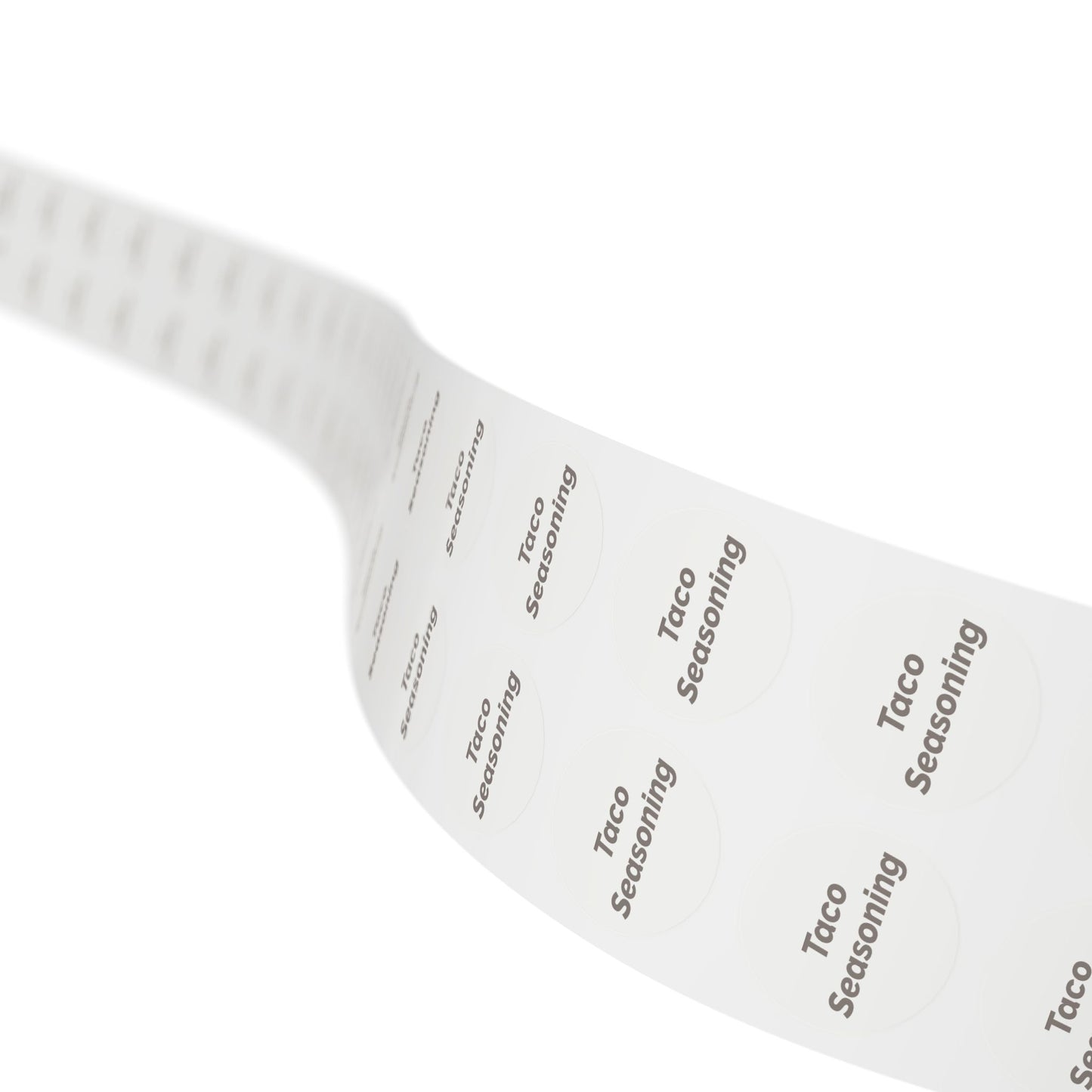 🧊 Taco Seasoning 🧊 Herbs and Spices - Round Sticker Label Rolls