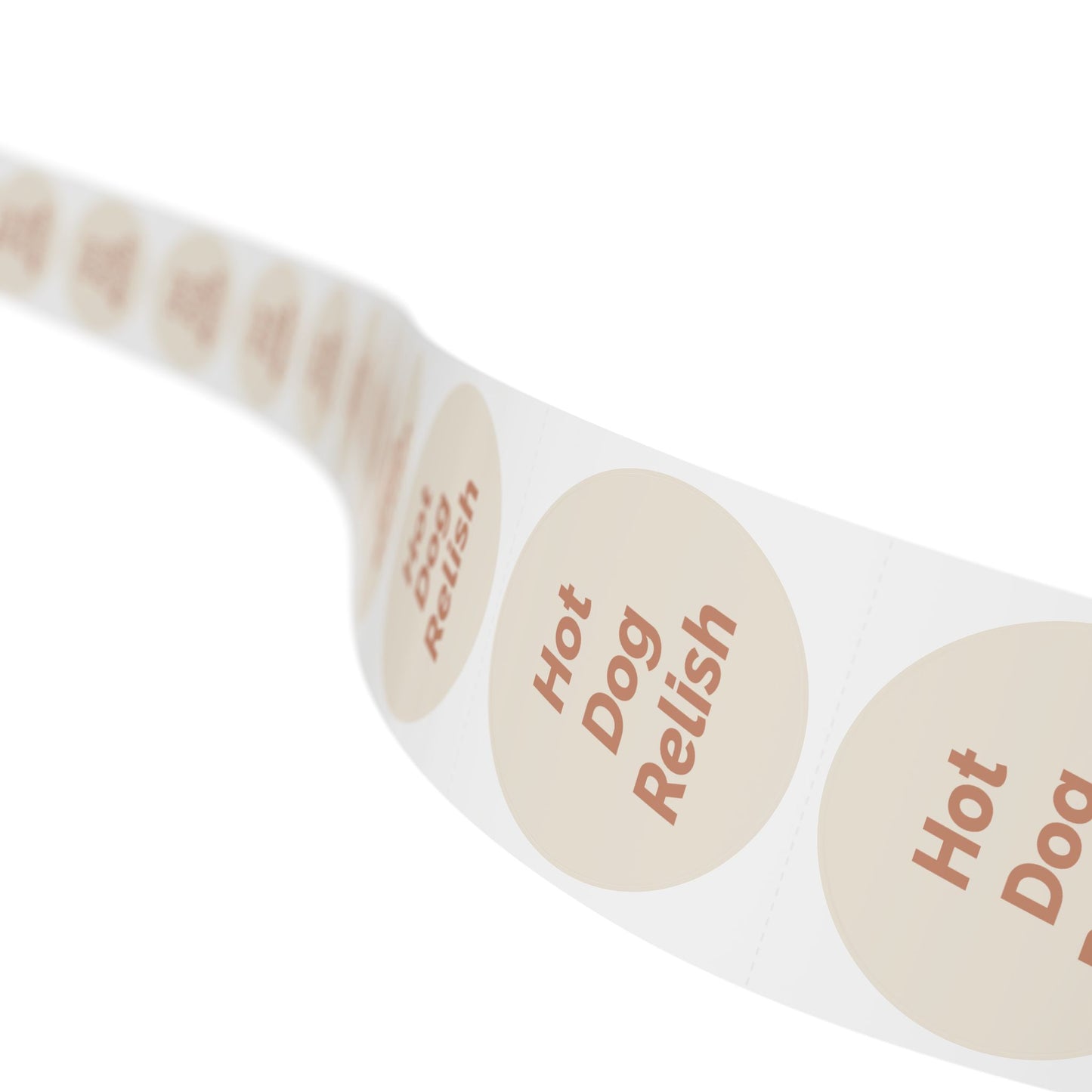🧊 Hot Dog Relish 🧊 All Things Pickled - Round Sticker Label Rolls