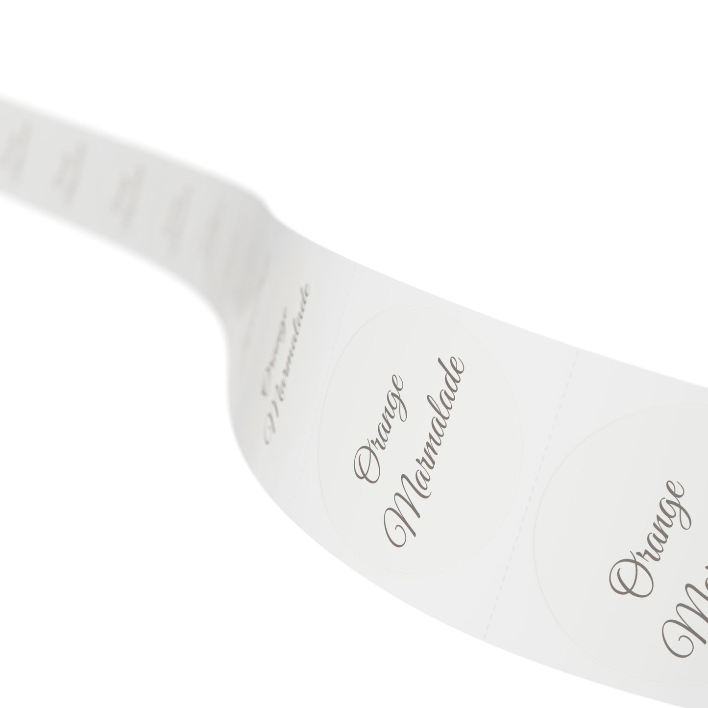 π§ Orange Marmalade π§ Round Sticker Label Rolls