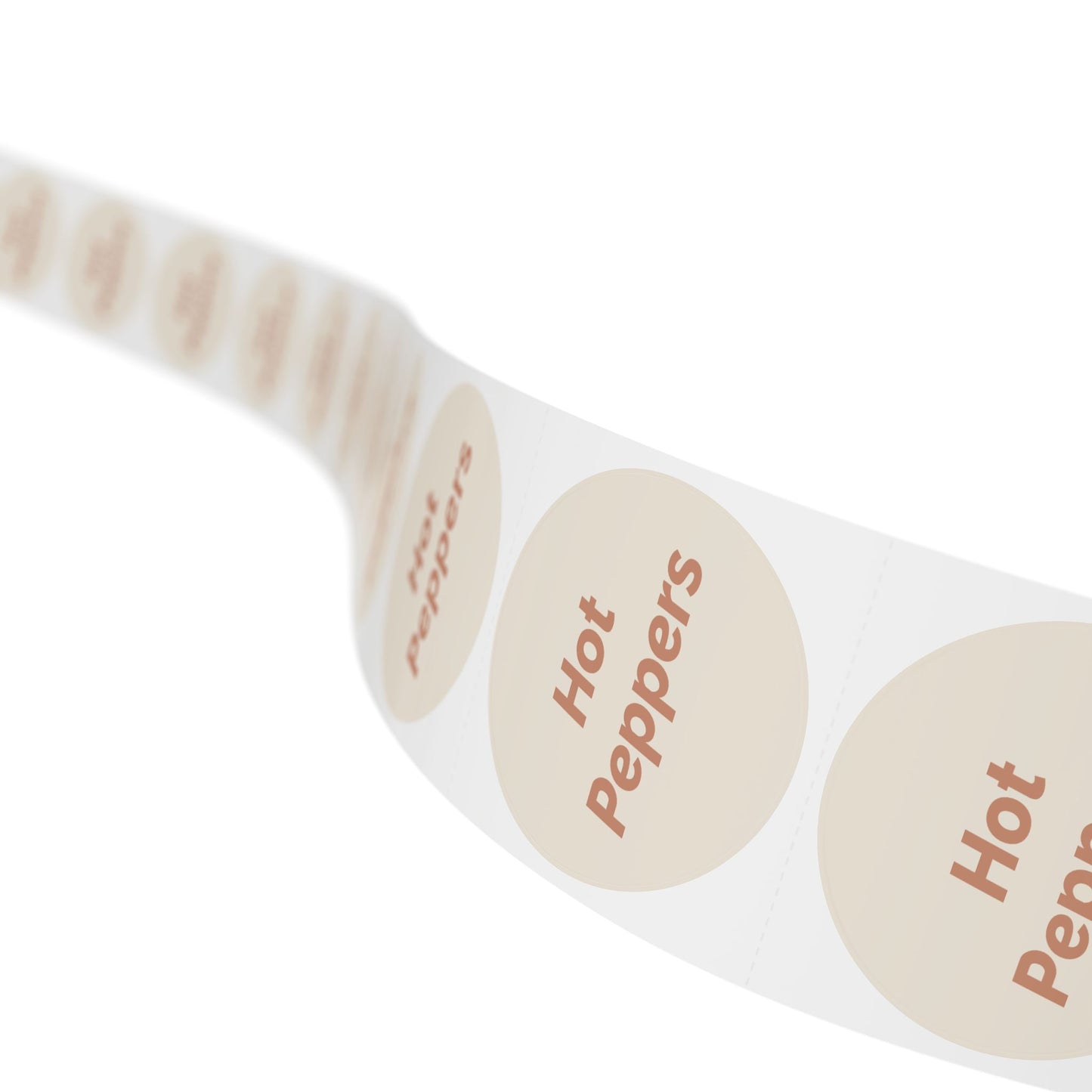 🧊 Hot Peppers 🧊 All Things Pickled - Round Sticker Label Rolls