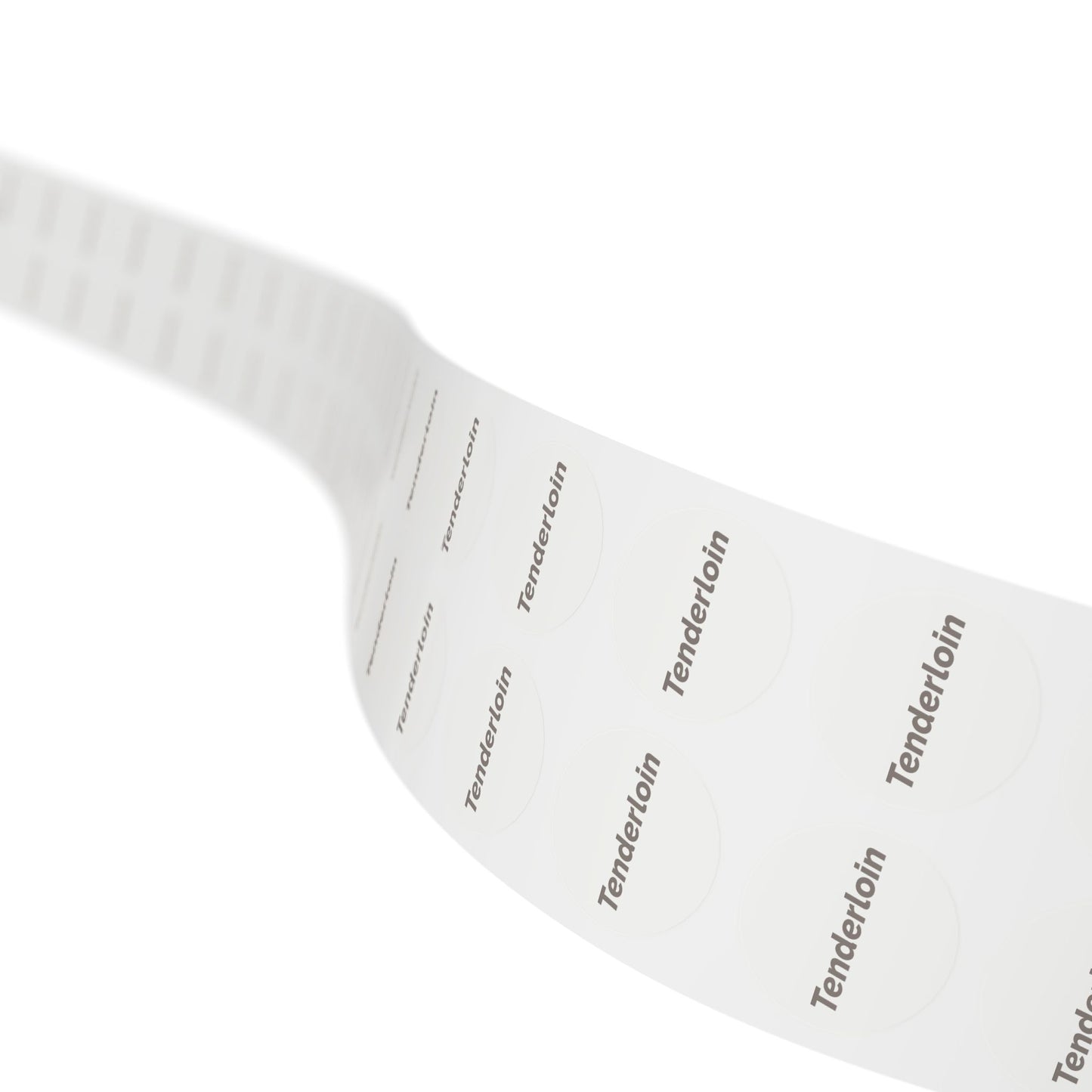 Round Sticker Label Rolls - π§ Tenderloin β Small Circular Labels