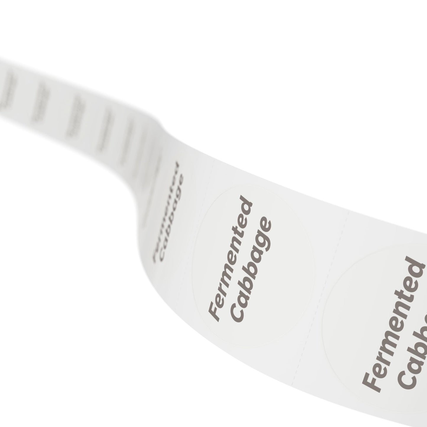 🧊 Fermented Cabbage 🧊 All Things Pickled - Round Sticker Label Rolls