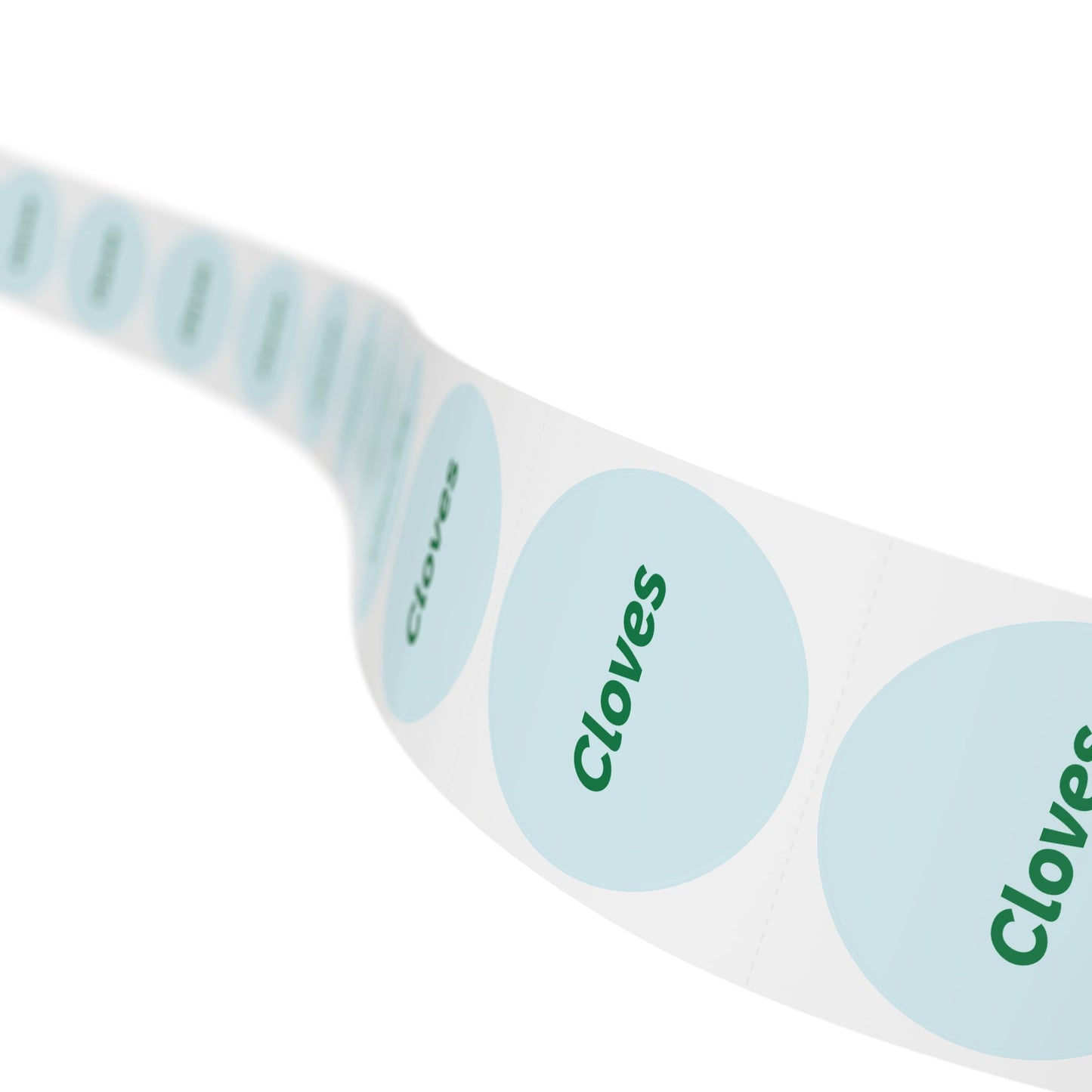 🧊 Cloves 🧊 Herbs and Spices - Round Sticker Label Rolls