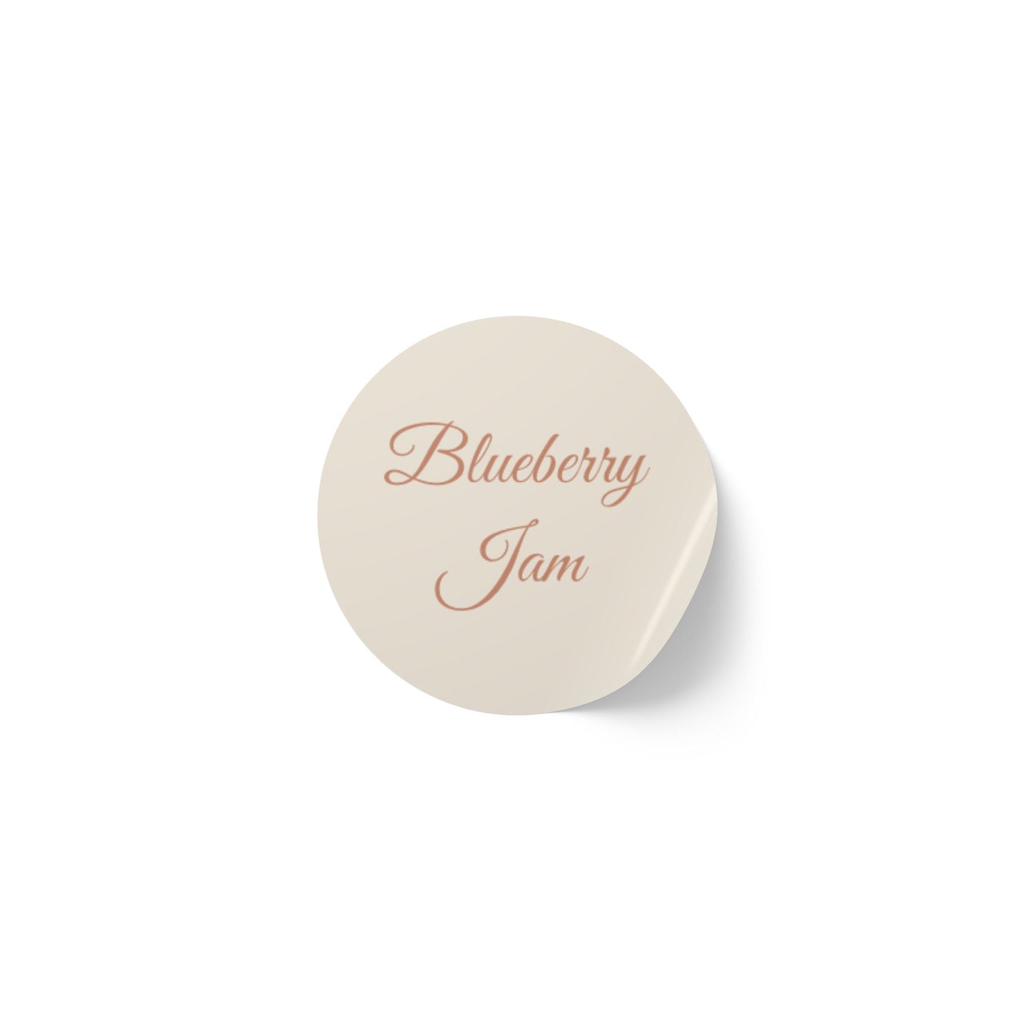 π§ Blueberry Jam π§ Round Sticker Label Rolls