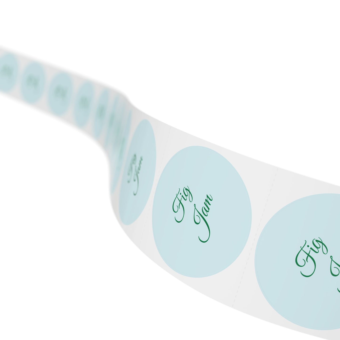 π§ Fig Jam π§ Round Sticker Label Rolls
