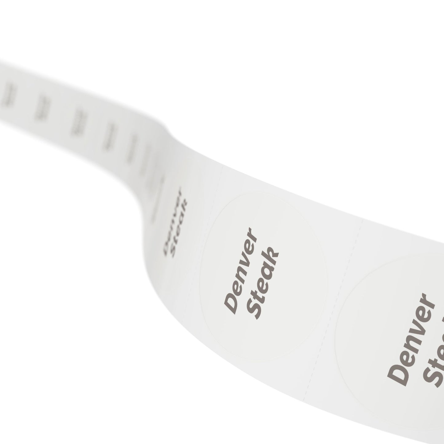Round Sticker Label Rolls - π§ Denver Steak β Small Circular Labels