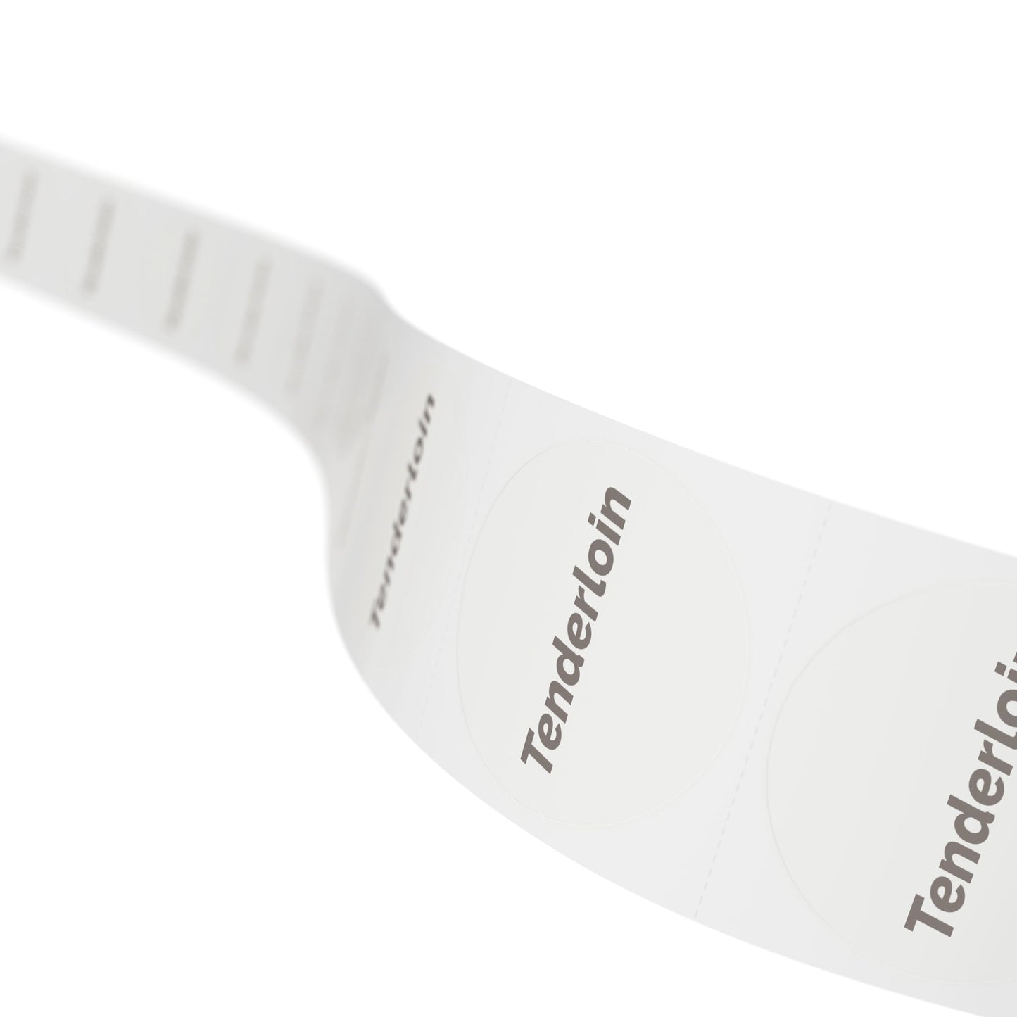 Round Sticker Label Rolls - π§ Tenderloin β Small Circular Labels
