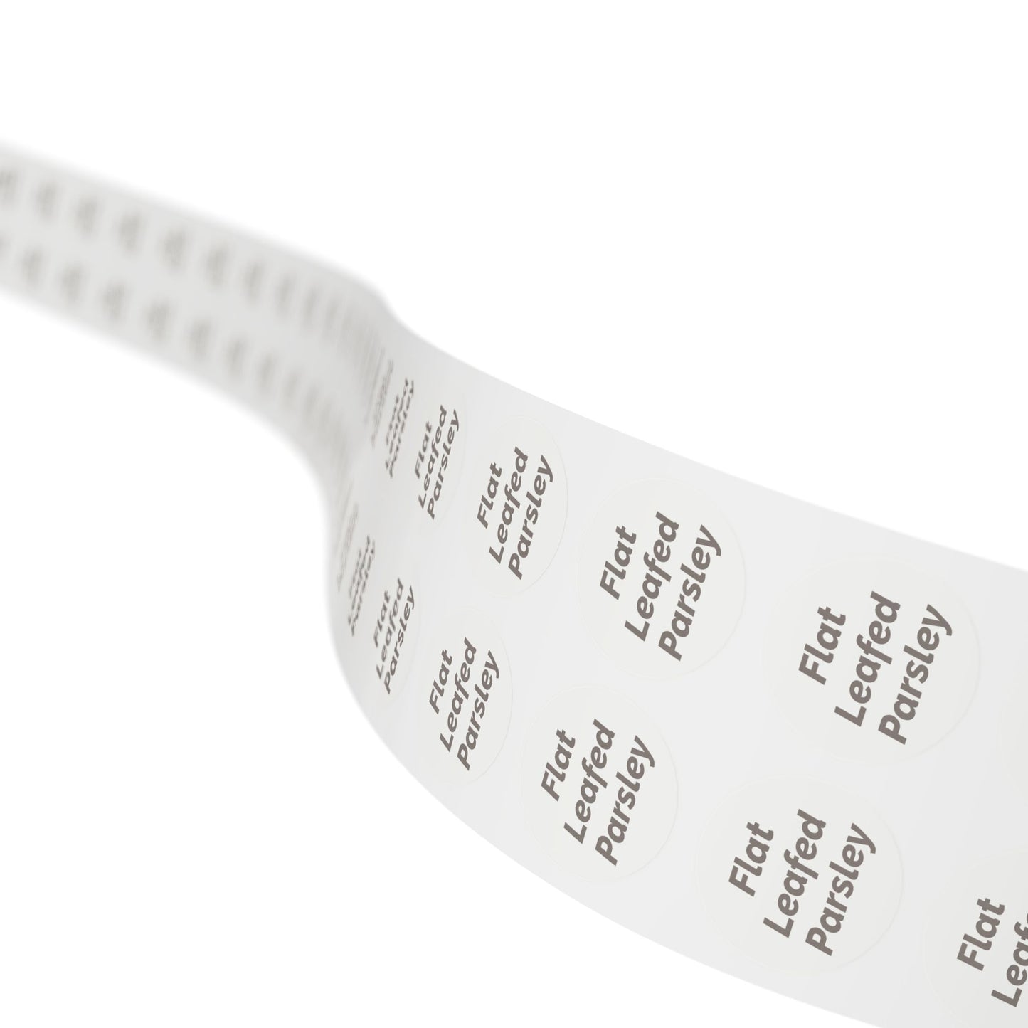 🧊 Flat Leafed Parsley 🧊 Herbs and Spices - Round Sticker Label Rolls