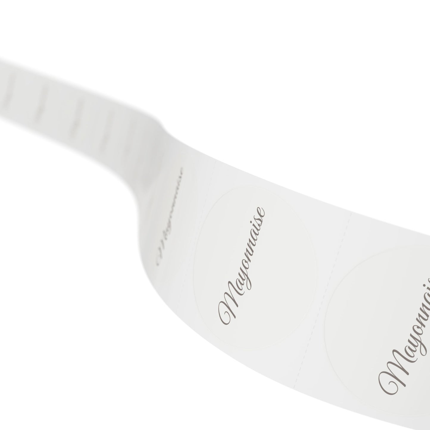 π§ Mayonnaise π§ Round Sticker Label Rolls