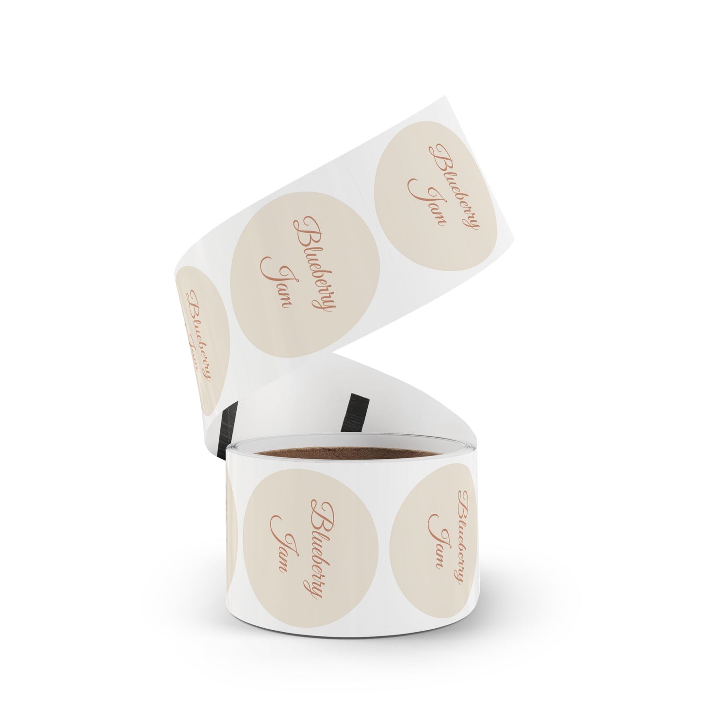 π§ Blueberry Jam π§ Round Sticker Label Rolls
