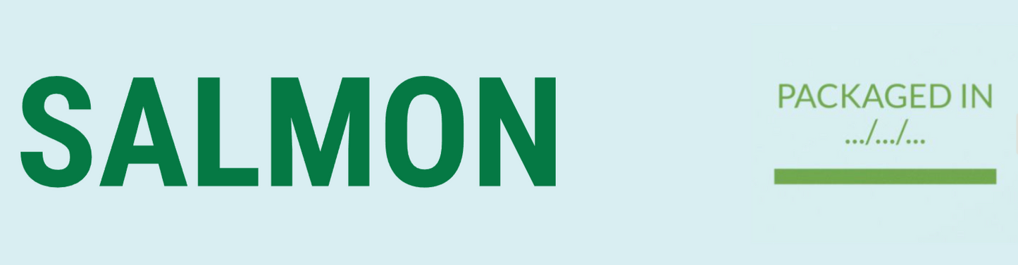 π§ Stick-On Freezer Drawer Labels - Salmon