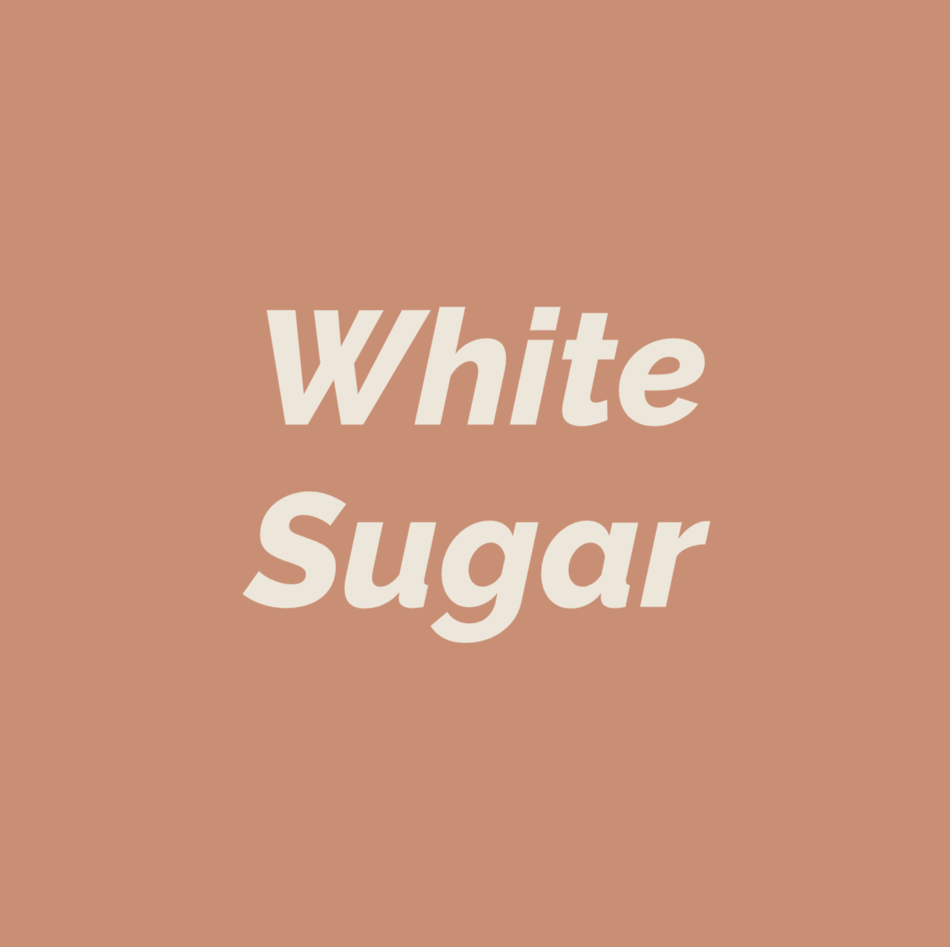 Styled Vinyl Pantry Container Label Sets - Reusable - White Sugar