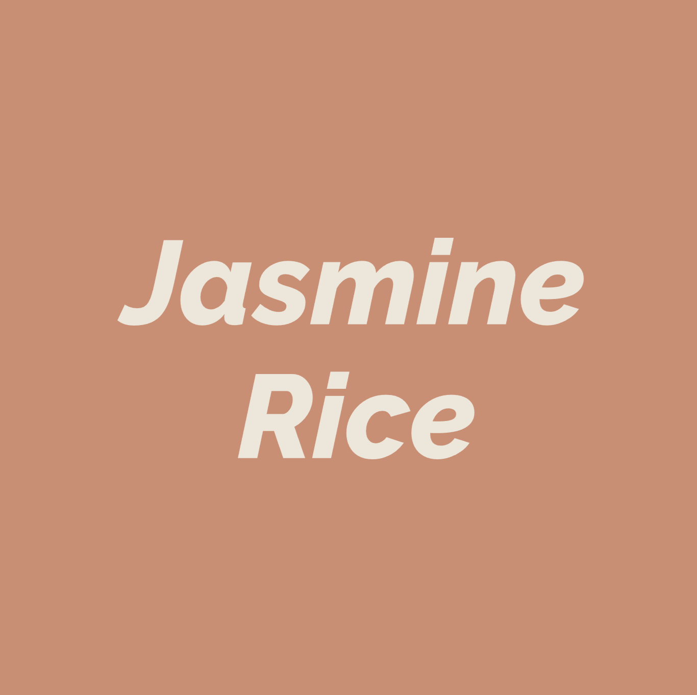 Styled Vinyl Pantry Container Label Sets - Reusable - Jasmine Rice