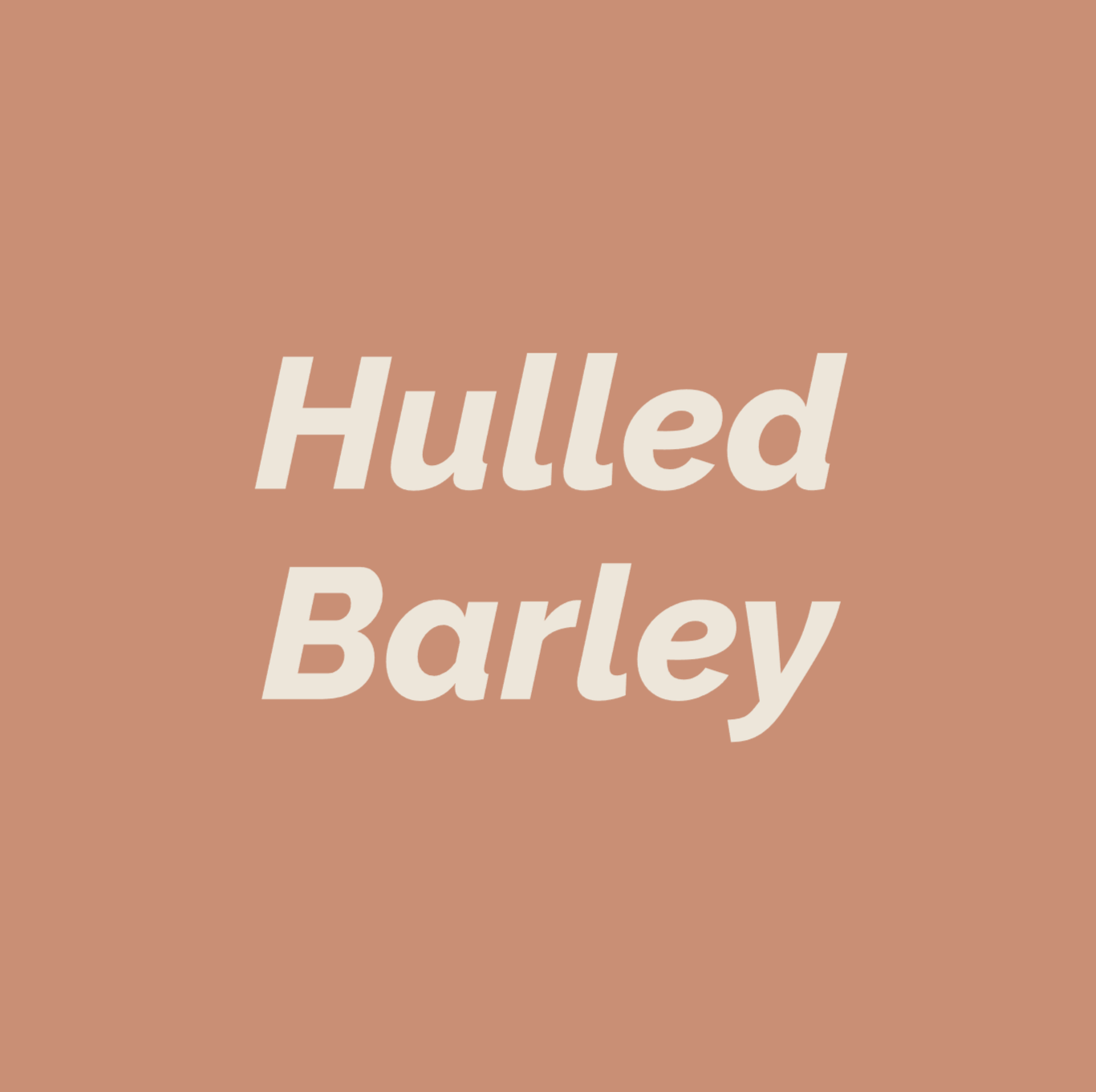 Styled Vinyl Pantry Container Label Sets - Reusable - Hulled Barley