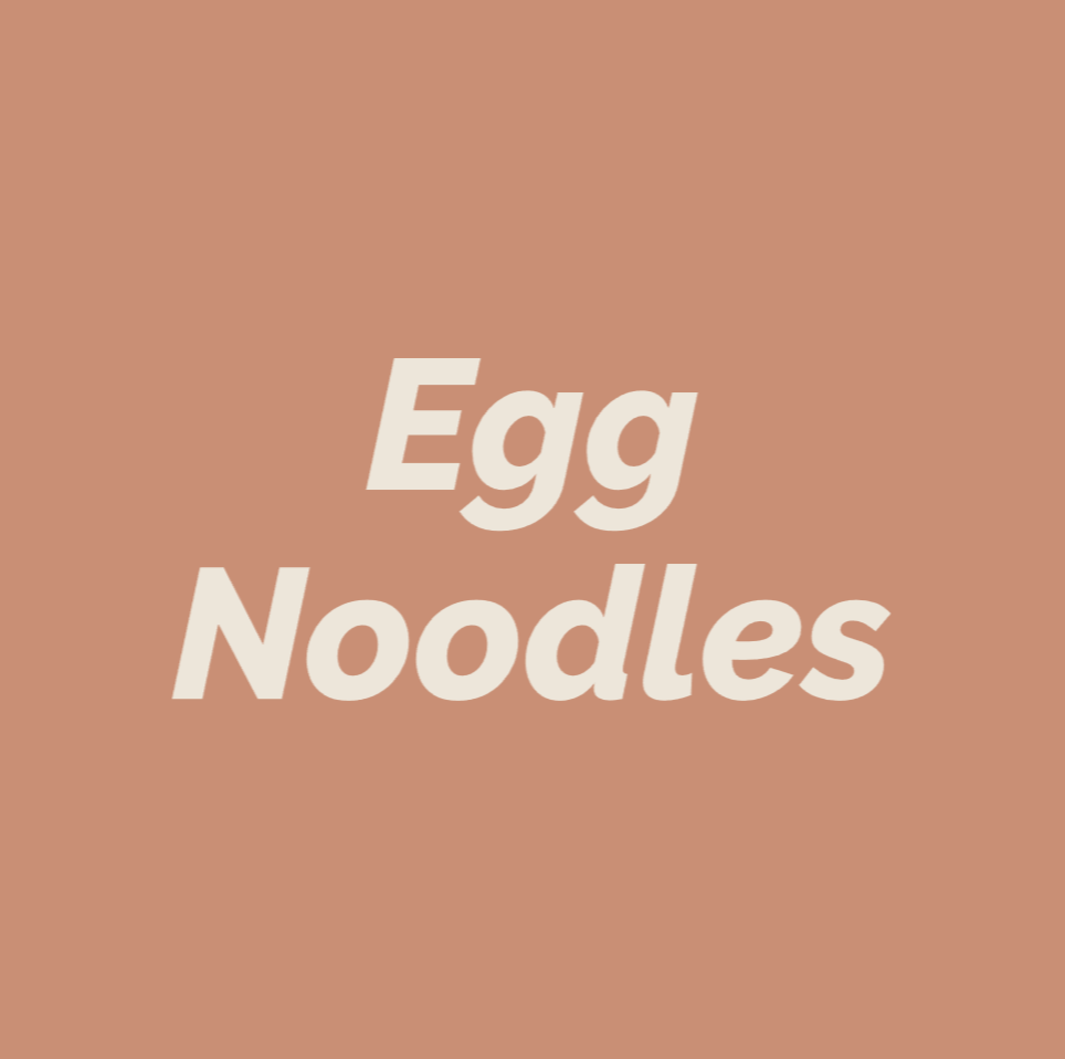 Styled Vinyl Pantry Container Label Sets - Reusable - Egg Noodles