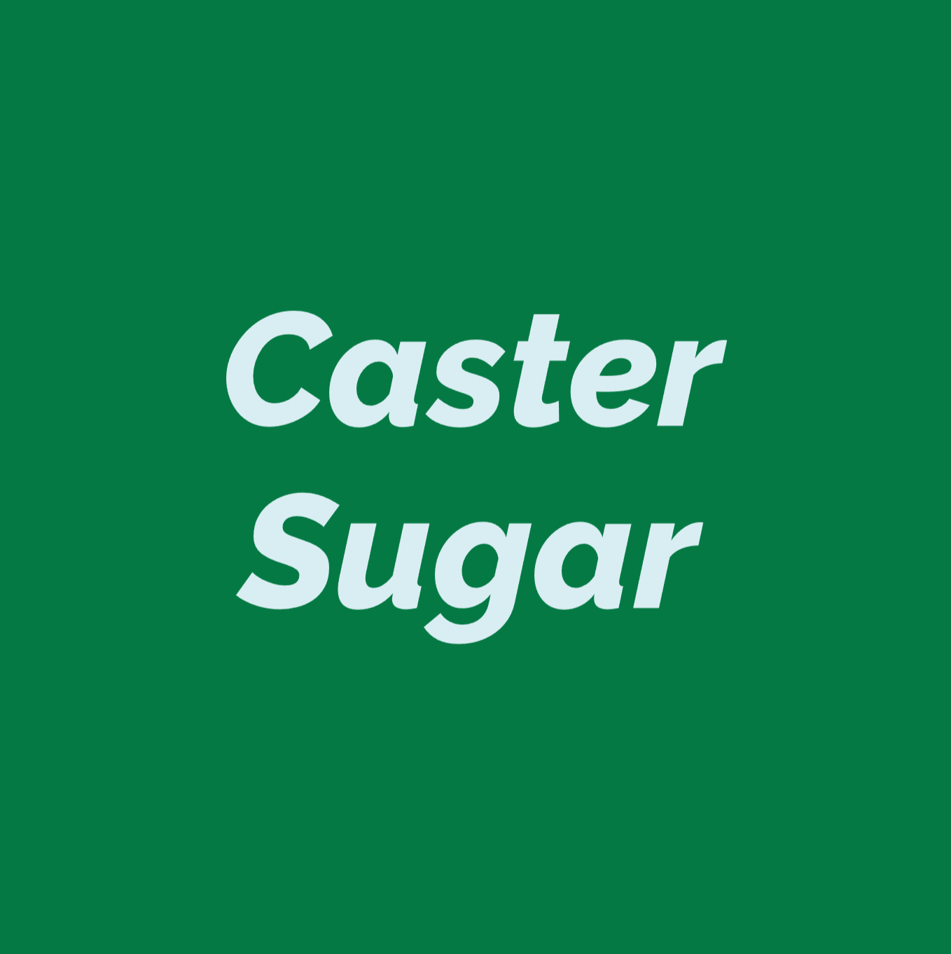 Styled Vinyl Pantry Container Label Sets - Reusable - Caster Sugar