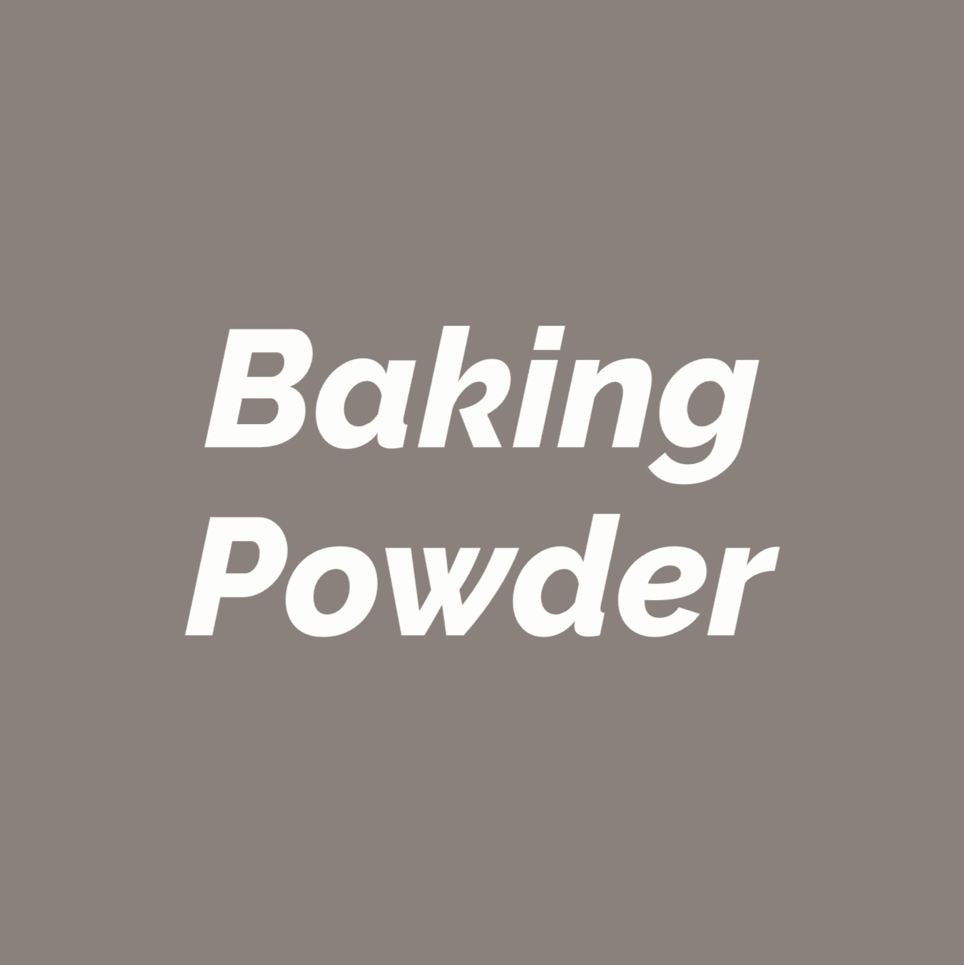 Styled Vinyl Pantry Container Label Sets - Reusable - Baking Powder