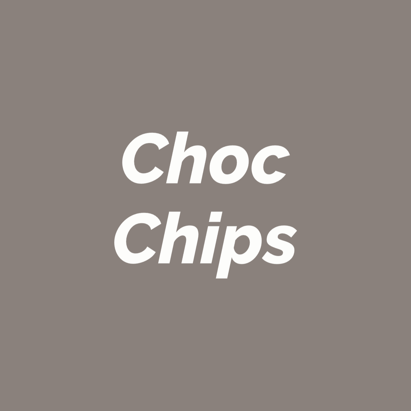 Styled Vinyl Pantry Container Label Sets - Reusable - Choc Chips