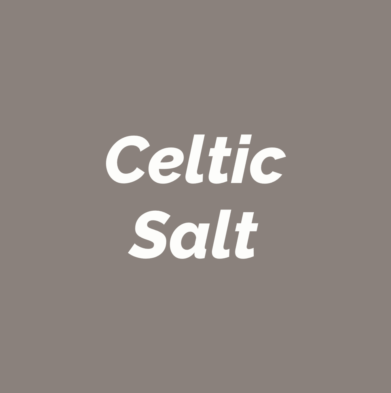 Styled Vinyl Pantry Container Label Sets - Reusable - Celtic Salt