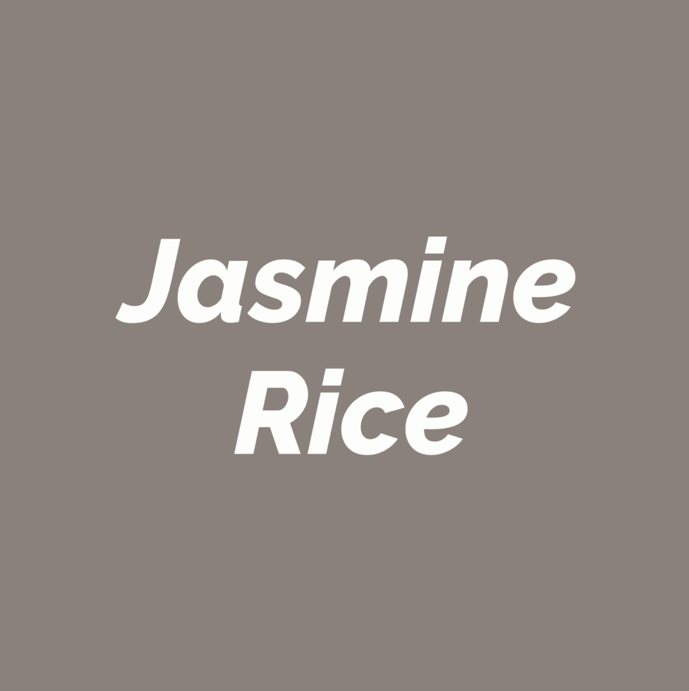 Styled Vinyl Pantry Container Label Sets - Reusable - Jasmine Rice
