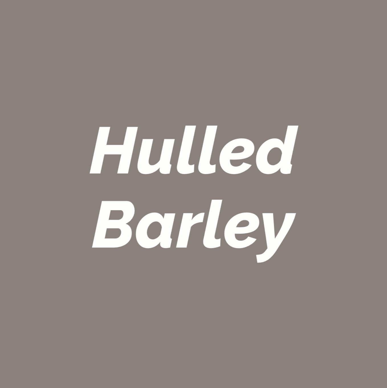 Styled Vinyl Pantry Container Label Sets - Reusable - Hulled Barley