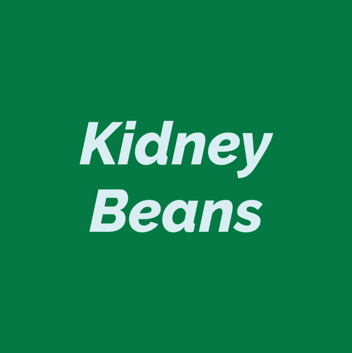 Styled Vinyl Pantry Container Label Sets - Reusable - Kidney Beans