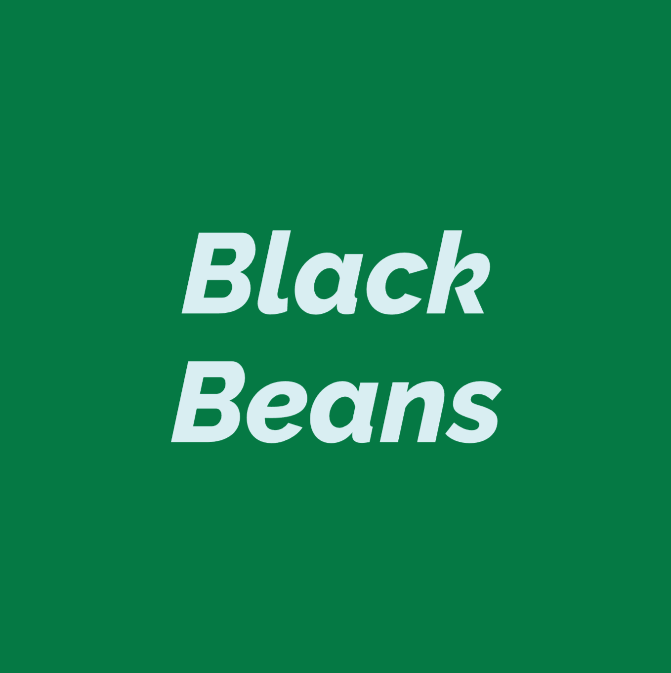 Styled Vinyl Pantry Container Label Sets - Reusable - Black Beans