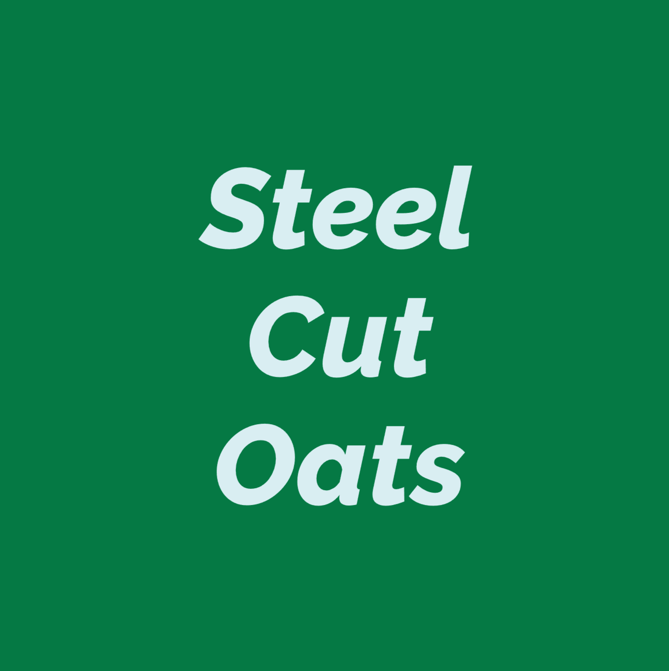 Styled Vinyl Pantry Container Label Sets - Reusable - Steel Cut Oats
