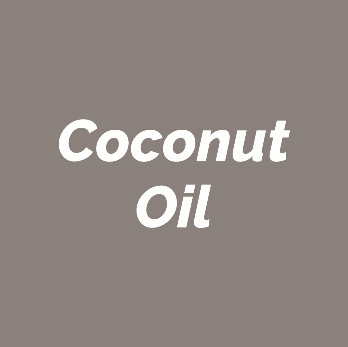 Styled Vinyl Pantry Container Label Sets - Reusable - Coconut Oil