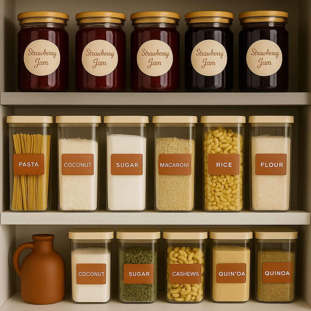 π§ Raspberry Jam π§ Round Sticker Label Rolls