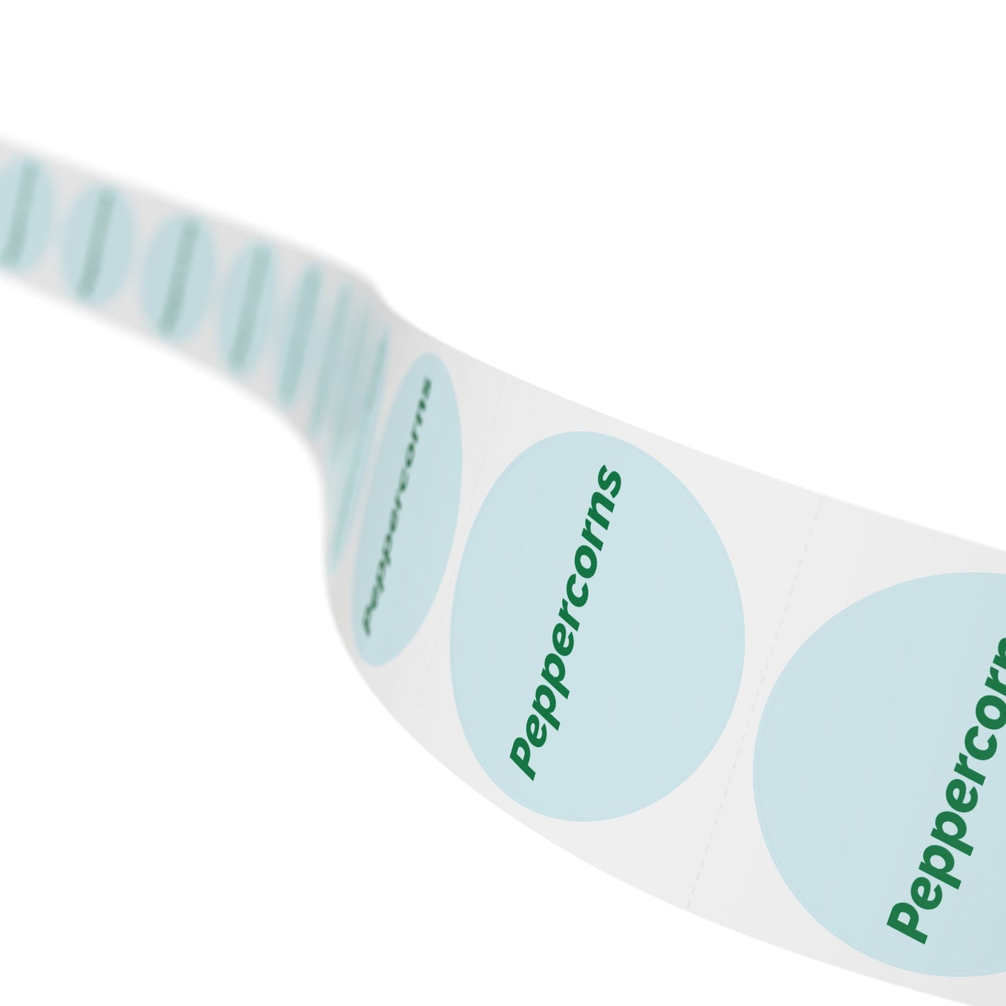 🧊 Peppercorns 🧊 Herbs and Spices - Round Sticker Label Rolls