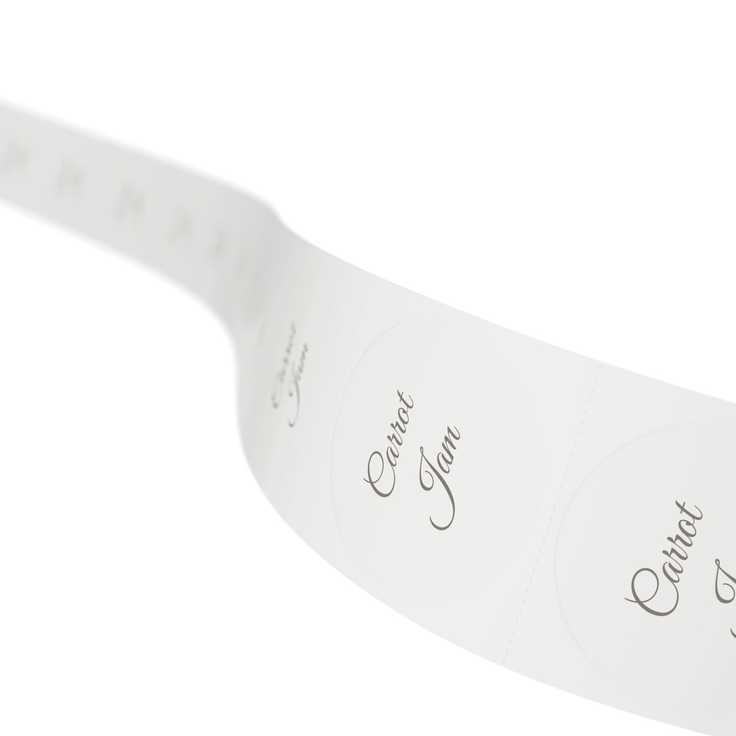 π§ Carrot Jam π§ Round Sticker Label Rolls