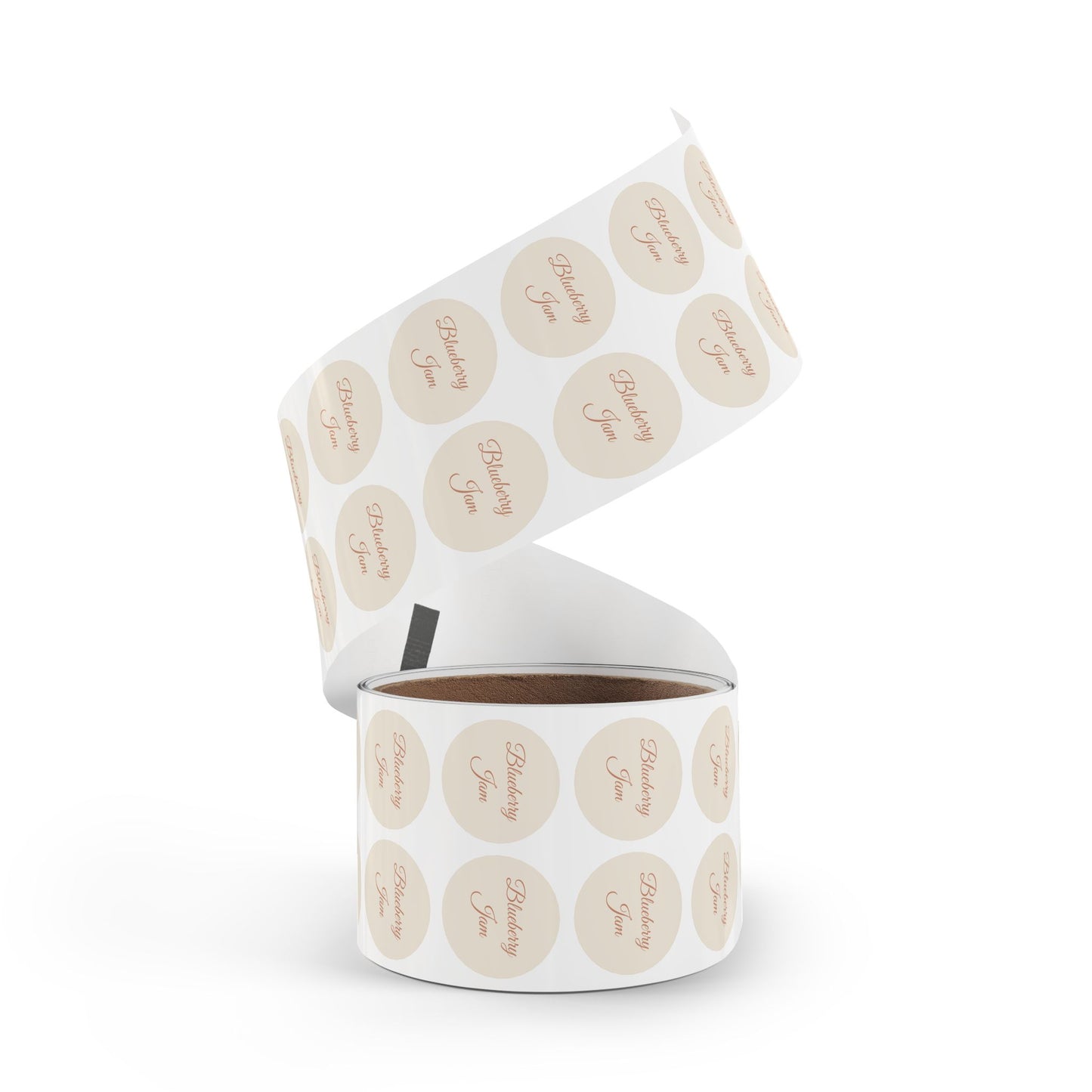 π§ Blueberry Jam π§ Round Sticker Label Rolls