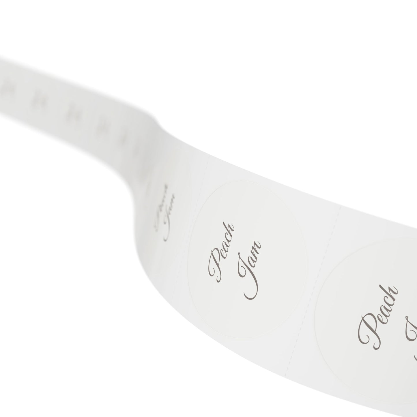 π§ Peach Jam π§ Round Sticker Label Rolls