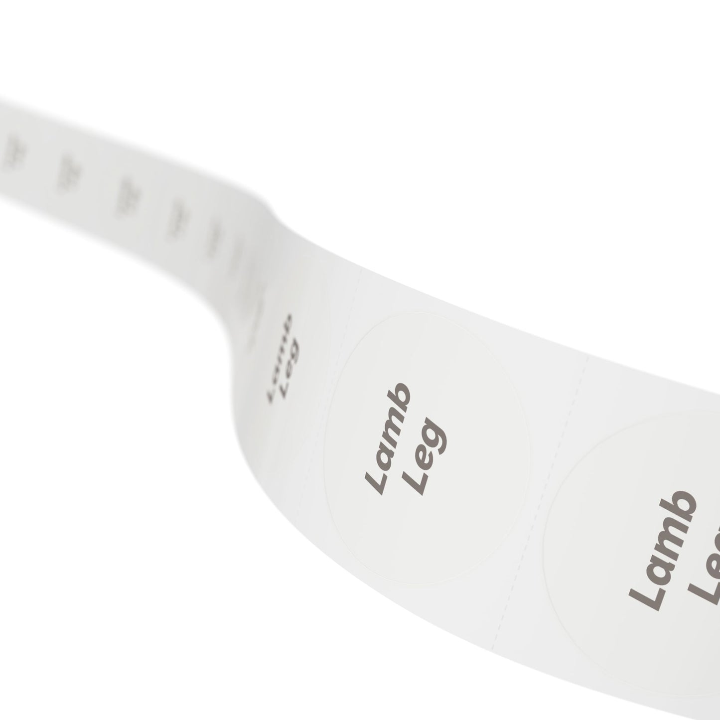 Round Sticker Label Rolls - π§ Lamb Leg β Small Circular Labels