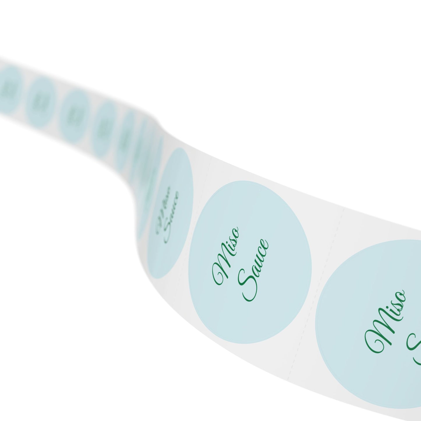π§ Miso Sauce π§ Round Sticker Label Rolls