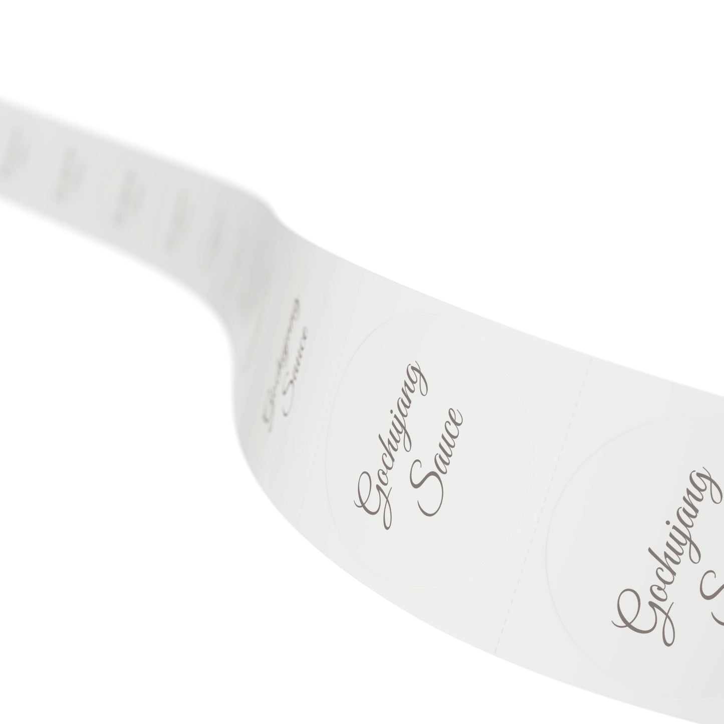 π§ Gochujang Sauce π§ Round Sticker Label Rolls
