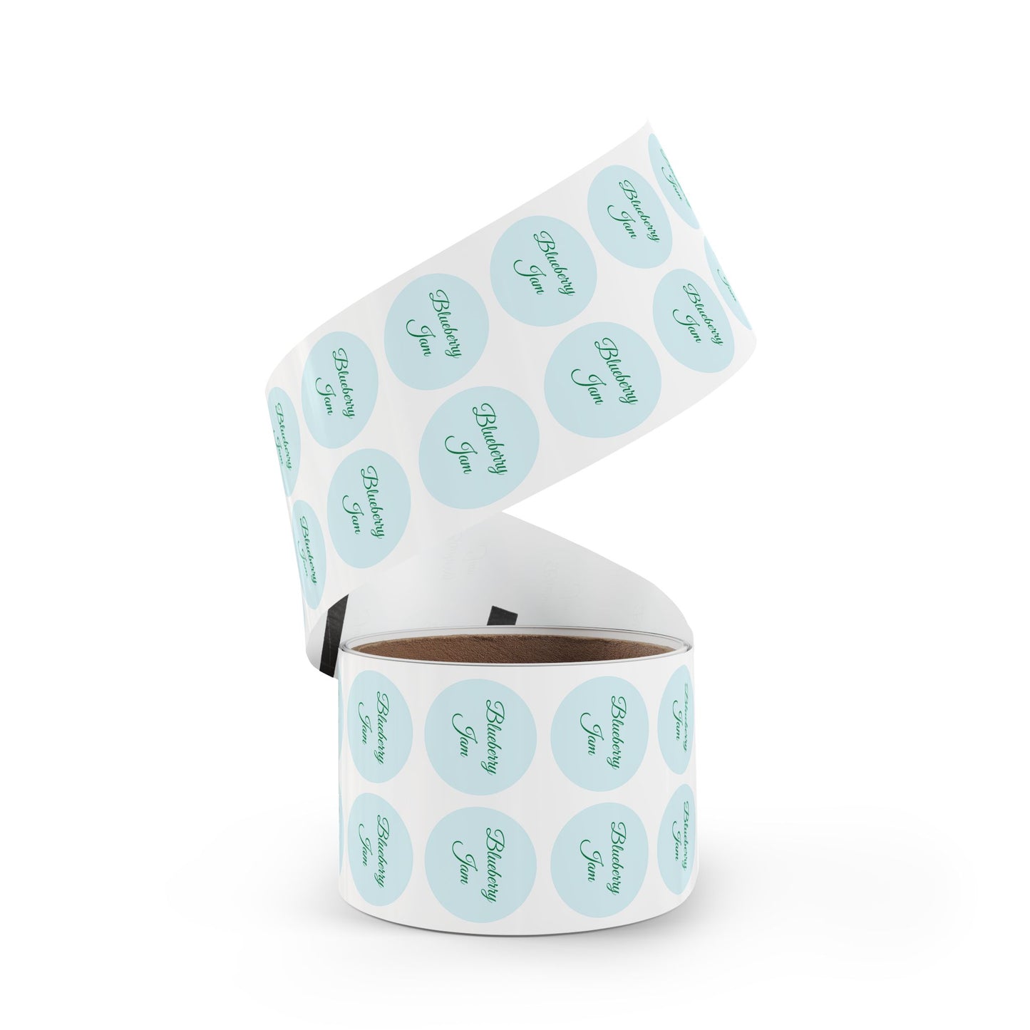 π§ Blueberry Jam π§ Round Sticker Label Rolls