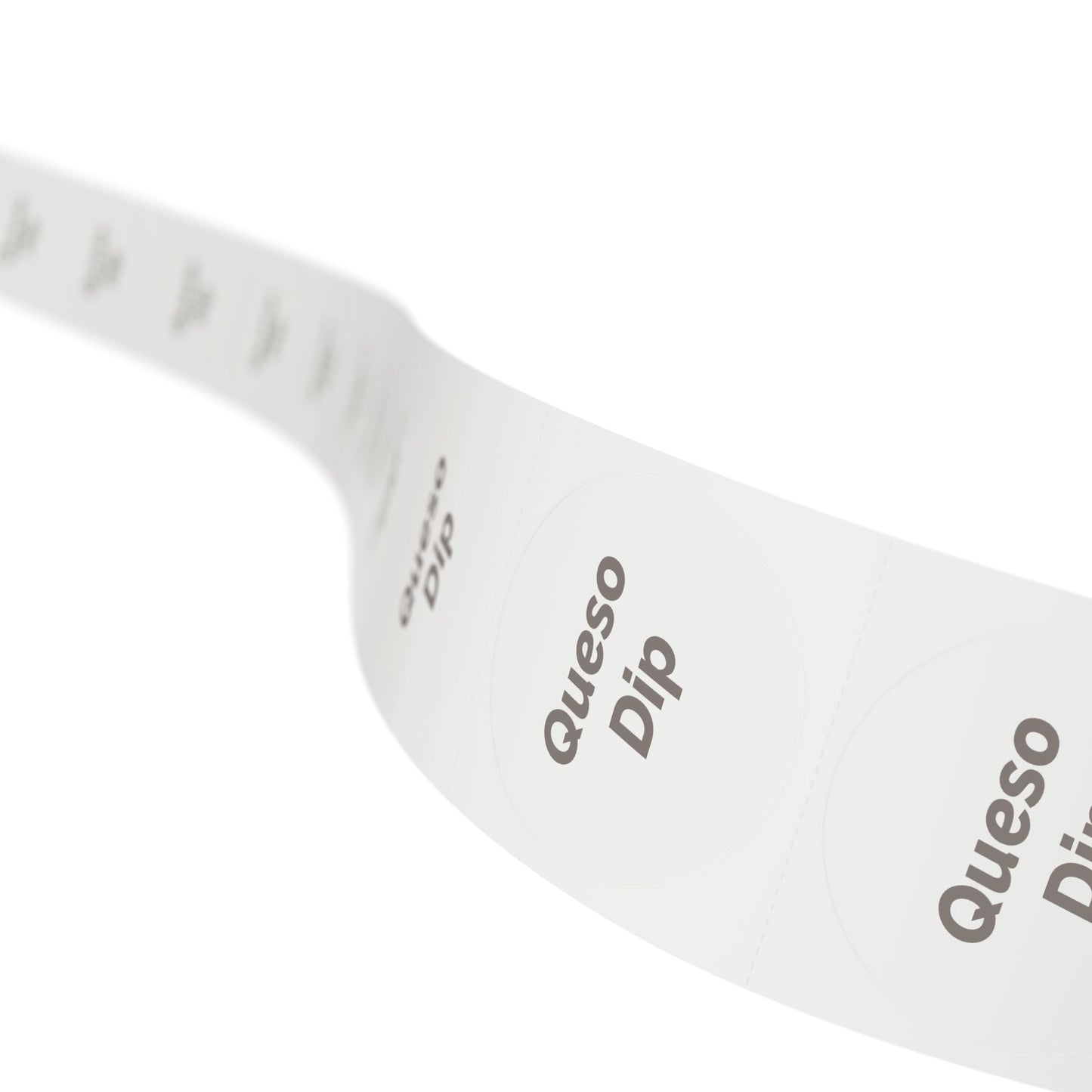 🧊 Queso Dip 🧊 Cheeses and Dips - Round Sticker Label Rolls