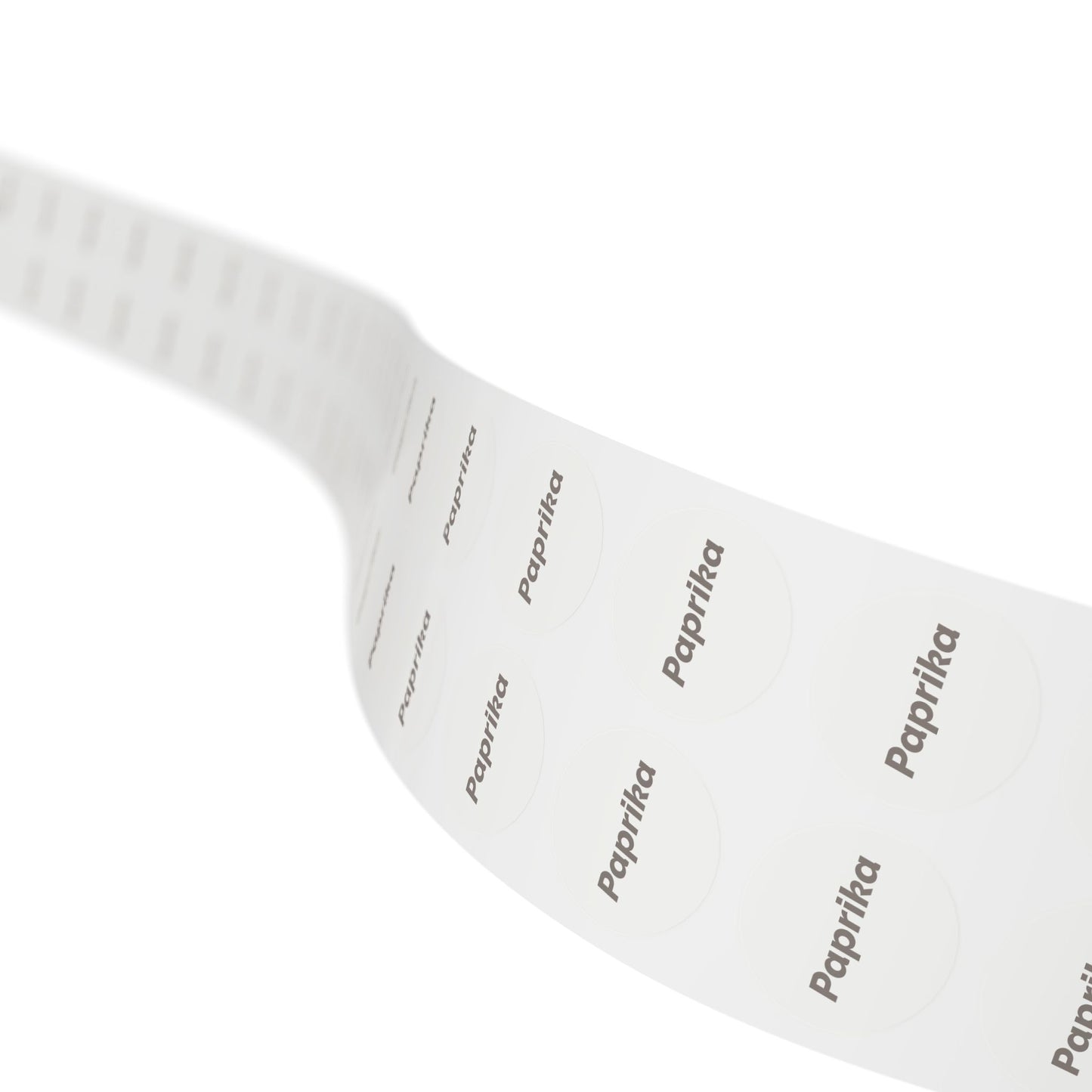 🧊 Paprika 🧊 Herbs and Spices - Round Sticker Label Rolls